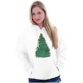 thumbnail image 4 of Classic Vintage Christmas Tree Unisex Plus Fleece Graphic Hoodie Brisco Brands 3X, 4 of 6