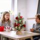 thumbnail image 4 of Uuiauoio Mini Christmas Tree Ornament, Small Artificial Tree for Desk, Living Room and Bedroom Decor, Festive Scene Setting with Branches and Decorations,Christmas Decoration Scene Setting, 4 of 6