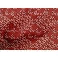 thumbnail image 4 of oneOone Cotton Cambric Red Fabric Leaves Bandhani Craft Projects Decor Fabric Printed By The Yard 56 Inch Wide, 4 of 4