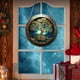 thumbnail image 5 of LADIGASU Árbol Del Mundo Adorno Colgante Disco Porche Decoración Hogar Adorno Colgante Ventana Ofertas Del Día 1X Perchas para Puertas y Ventanas;1X Cadena, 5 of 7