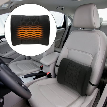 Relaxzen Lumbar Support Therapeutic Heat Cushion 12v Car Plug