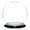 Black Wood Veneer Base, variant on Plymor 6" x 7" Glass Display Dome Globe Cloche (no Base)