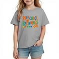 thumbnail image 6 of Babcutegg School Uniform for Kid Girls Campus Style Back to School Wear Causal Fashion Comfortable Graphic Pattern Girls Summer Clothes Gray Size 9, 6 of 10