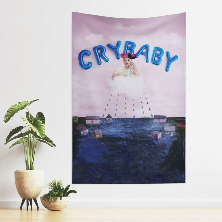 Cry Baby Melanie Martinez Tapestry Banner 60x40in inch Decor Art Tablecloth Wall Hanging Mural for Bedroom College Dorm Walmart