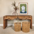 thumbnail image 2 of Creative Co-Op Round Water Hyacinth Baskets, Set of 2, 2 of 5