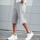 thumbnail image 1 of WILLBEST Pantalones Cortos Casuales de Moda para Hombre, Color Sólido, Cintura Elástica, Monos, Pantalones Cortos, 1 of 3