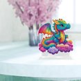 thumbnail image 4 of Bricolaje Diamantes Pintura Adornos Dinosaurio Cristal Diamante Ornamento Cgtredaw, 4 of 9