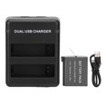 thumbnail image 2 of For AHDB Battery Dual Charger,For AHDBT401 Battery Dual For AHDB Accessories Battery Dual USB Chargerfor AHDB High-Intensity Output, 2 of 14