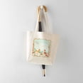 thumbnail image 5 of CafePress - Woodland Creatures Animals Deer Fox Rabbit Owl Art - Unisex Canvas Tote Bag, Beige, 1-Piece, 5 of 7
