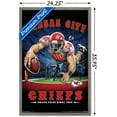 thumbnail image 3 of NFL Kansas City Chiefs - End Zone 17 Wall Poster, 22.375" x 34", Framed, 3 of 5