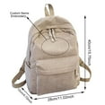 thumbnail image 3 of College Backpack Back To School Backpack Ackpack Student Versatile High School Backpack College Style, 3 of 9
