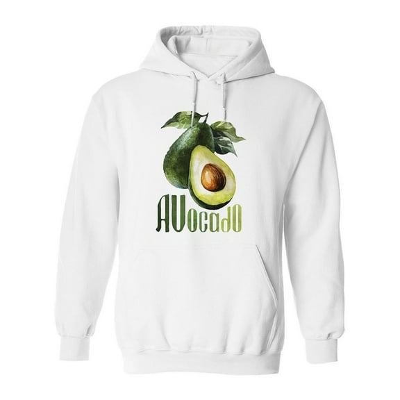 Realistic Avocado Hoodie Men -Image by Shutterstock, Male Large