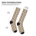 thumbnail image 2 of Lsque Watermelons Pattern Sport Compression Socks for Men & Women 15-20 mmHg Knee High Nurse Pregnant Running Medical and Travel Athletic, 2 of 6