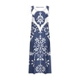 thumbnail image 4 of Maxi Dress for Women Casual Summer Long Dress Beach Cover-Ups Sun Dresses Women Sleeveless T Shirt Tank Dresses with Pockets Blue S, 4 of 5