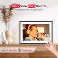 thumbnail image 3 of Digital Picture Frame, 10.1'' Frameo Digital Frame Wifi, 1280*800   Screen, 32GB Memory, Wall Mountable Digital Photo Frame, Auto-Rotate, Share Instantly, Wedding, Birthday Gifts for Women, Mom, 3 of 6