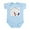 Sky Blue, variant on CafePress - Happy Labor Day Infant Bodysuit - Baby Light Bodysuit, Size Newborn - 24 Months