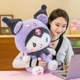 thumbnail image 4 of New Purple Devil Kuromi Plush Toy Large Fill Doll Cute Sanrio Children's Birthday Gift, 4 of 5