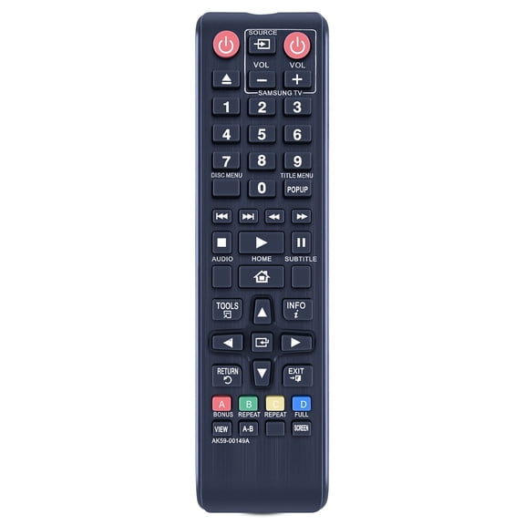 AK59-00149A Replacement Remote Control For Samsung Blu-Ray Disc Player BD-F5100 BD-FM51 BD-FM57C BD-H5100 BD-H5900 BD-HM51 BD-HM59 BD-HM59C BD-J5100 BD-J5700 BD-J5900 BD-JM51 BD-JM57 BD-JM57C BD-JM59