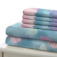 thumbnail image 4 of YJHDM Macaron Butterfly Bedding Set 3D Women Girls Duvet Cover Pillowcase 2/3pcs Candy Colored Cover, 4 of 5