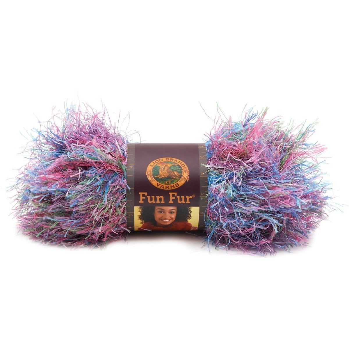 Lion Brand Yarns Polyester Fun Fur Tropical Yarn, 1 Each