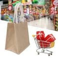thumbnail image 1 of Portable Bag, Fashionable Bag, Jute Tote Bag Reusable Outdoor For Shopping Storege Travel, 1 of 8