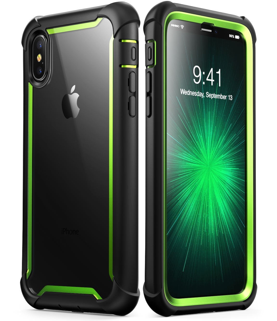 iPhone X case, i-Blason [Ares] Full-body Rugged Clear Bumper Case with ...