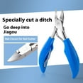 thumbnail image 2 of Curved Jaw Ergonomic Toenail Nipper With High Carbon Stainless Steel Blade For Precise Cutting And Reduced Hand Fatigue, 2 of 13