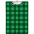 thumbnail image 2 of FMSHPON Plaid Green Clipboard Hardboard Wood Nursing Clip Board and Pull for Standard A4 Letter 13x9 inches, 2 of 8