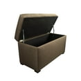 thumbnail image 5 of MJL Furniture Designs Angela 8-button Tufted Sand Storage Trunk Bench Grey, 5 of 5