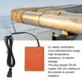 thumbnail image 4 of Silicone Heater Mat, Silicone Rubber Heating Plate Fast Heating Excellent Electric Strength  for Pipes, 4 of 7