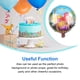 thumbnail image 3 of Moyic Globos de cumpleaños Película de aluminio Peso ligero Casa Globo Habitación Decoraciones Kit Atmósfera Arreglo Foto Props 18In B Type3 NO3, 3 of 6