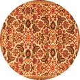 thumbnail image 1 of Ahgly Company Indoor Round Persian Orange Traditional Area Rugs, 3' Round, 1 of 1