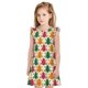 thumbnail image 1 of Balery Colorful Frogs Camisón de princesa para niñas, pijama de algodón con mangas abullonadas, suave y bonito.-Small, 1 of 6