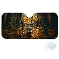 thumbnail image 2 of FORUDESIGNS Deer Camo Pattern Car Windshield Sun Shade Thickened Windshield Dash Protector, Vehicle Dashboard Shield Car Interior Sun Protection (57.1 x 27.4 inch), 2 of 7