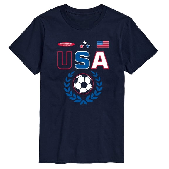 Instant Message - USA Soccer Jersey Short Sleeve Graphic T-Shirt