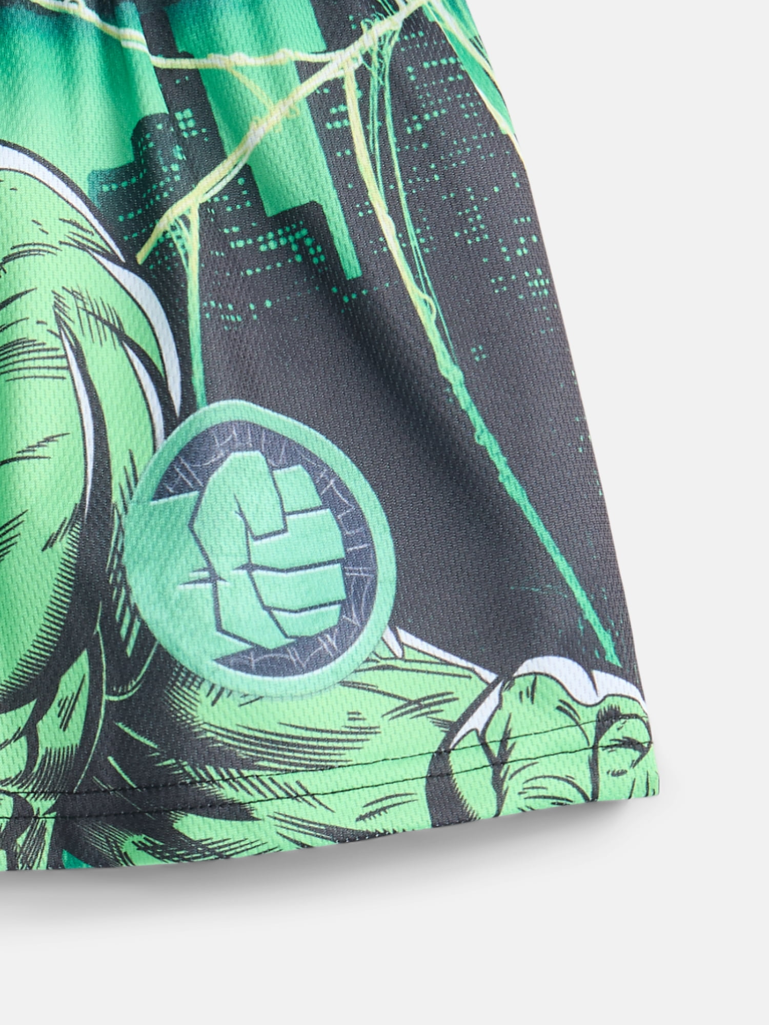 Wonder Nation Boys' Hulk Pull On Shorts, Sizes 4-18