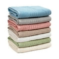 thumbnail image 2 of Lintex Linens Softee 6-Piece 100% Cotton Bath White, 2 of 5