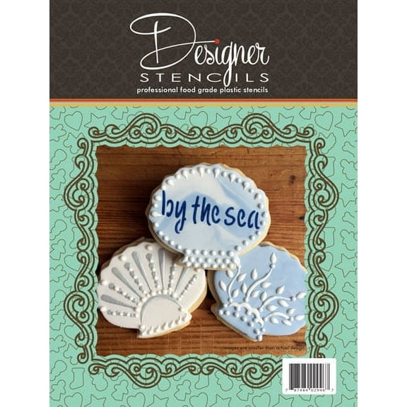 Sea Shells Tin Cookie Cutter and Stencil Set TS085 by Designer Stencils