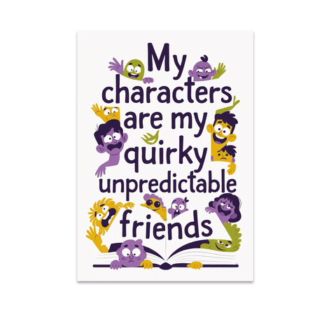 Imaginative Book Art Poster - Book Lover - 13x19 Poster Print