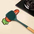 thumbnail image 4 of Carrot Silicone Pot Lid Organizer, Small Spoon Rest, Non-Slip Lid & Spoon Holder for Countertop, Stove Top, 1 Pcs Kitchen Gadget, Gift for Home Cooks, 4 of 9