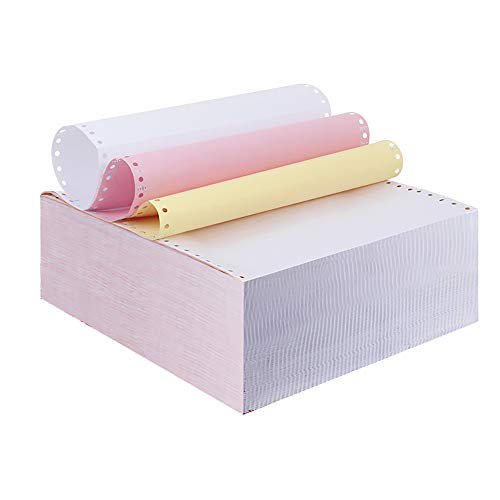 FirstZi 9-1/2 x 11 Inches Carbonless Continuous Forms Computer Paper ...