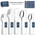thumbnail image 2 of Juego de cubiertos Hunnycook de 60 piezas de acero inoxidable, 2 of 7