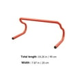 thumbnail image 2 of 1Pc Stable Training Hurdles Convenient Outdoor Training Ladders (Orange), 2 of 9