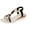 Black, variant on Women's Boho Floral Braided Wedge Sandals Bead Rhinestone T-Strap Elastic Ankle Strap Jute Espadrille Beach Shoes