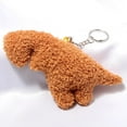 thumbnail image 4 of LANFENG Toy Dino Chicken Nuggets Keychain - Dinosaur Nugget Keychain - Funny Soft Dino Plush Bag Charm, 4 of 13