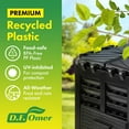 thumbnail image 6 of DF Omer Garden Composter Bin – 95 Gallons (360Liter) Large Compost Bin, 6 of 10