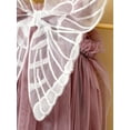 thumbnail image 5 of Qmyliery Kids Girls Princess Dress, Sleeveless Butterfly Shape Mesh Decoration Dress, Summer Suspender Gauze Dress, 5 of 7