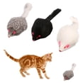 thumbnail image 4 of False Mouse Cat Pet Toys Long-haired Tail Mice Pet Toys For Pet Cats Dogs 18 cm Soft Plush Cat Pet Toys BLACK, 4 of 8
