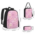 thumbnail image 2 of Fotbe Butterfly 1 Set Escolar 3 en 1 para Niños - Mochila Duradera con Lonchera Aislante y Estuche para Lápices - Mochila Escolar para Niños y Niñas, 2 of 7