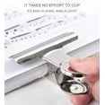 thumbnail image 5 of Large Metal Hinge Clips, 20 Pack 2 Inch Silver Bulldog Paper Clip Clamp/Silver F, 5 of 5